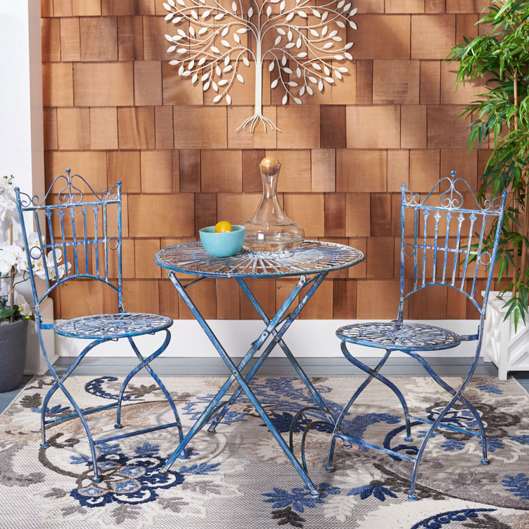 Ainsley patio 3 piece bistro set hot sale